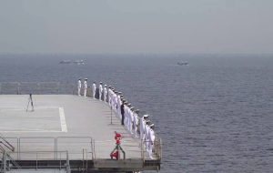 استقبال شناورهای ایرانی از ناوگروه ۸۶ ارتش