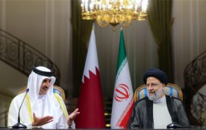 تاکید رئیسی بر گسترش روابط/ آمادگی قطر برای افزایش سرمایه‌گذاری در ایران
