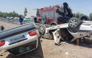 تصادف ۲ دستگاه خودرو در بلوار غدیر قم یک فوتی برجای گذاشت
