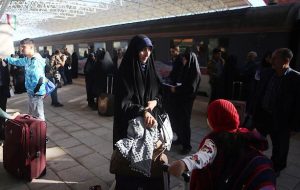 نخستین مسافران ایستگاه جدید خاوران از تبریز عازم مشهد مقدس شدند