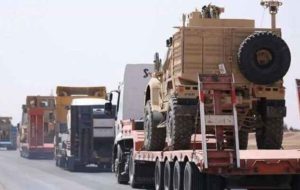 آمریکا ده ها کامیون حامل تجهیزات نظامی را وارد سوریه کرد