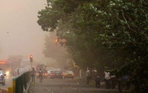احتمال وزش باد شدید همراه با گردوخاک در تهران