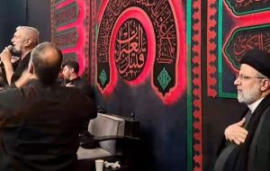 رئیس‌ جمهور در مراسم تاسوعای حسینی مسجد ارک تهران حضور یافت