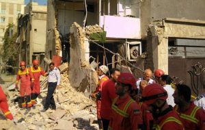 انفجار شدید یک ساختمان در جوانمرد قصاب تاکنون 18 مصدوم و یک فوتی