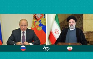 رئیسی و پوتین درباره همکاری‌های دوجانبه و بین المللی گفت‌ وگو کردند