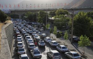 ترافیک سنگین در محورهای کرج – چالوس و آزادراه شمالی