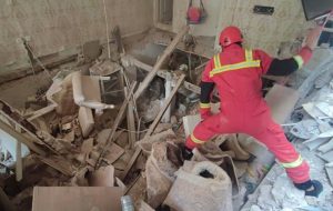 انفجار و تخریب منزل مسکونی در تهران