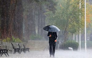 بارش ۴.۸ میلیمتری باران در شهر قم ثبت شد