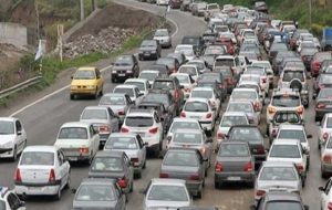 ترافیک فوق سنگین در ورودی های شرقی پایتخت