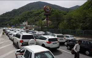 جاده هراز قفل شد/ ترافیک فوق سنگین در خروجی شرق ‌ تهران