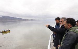 حجم آب دریاچه ارومیه به ۱.۹ میلیارد مترمکعب رسید/ورودی آب ۴۱۱ مترمکعب بر ثانیه