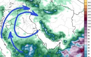سامانه جدید بارشی تا یکشنبه در البرز می‌ماند