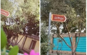 پیگیری میراث فرهنگی ری برای اصلاح رنگ‌آمیزی دیوار برج طغرل