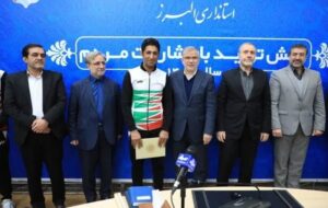 تجلیل از قهرمانان البرزی تیم ملی دوچرخه‌سواری