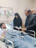 عیادت از مجروحان تجاوز رژیم صهیونیستی و دیدار با خانواده شهید ادیبی