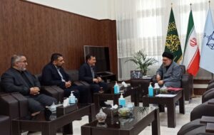 دیدار مدیرکل تعاون کار و رفاه اجتماعی استان قم با رئیس کل دادگستری استان در راستای بررسی مسائل بخش تعاون