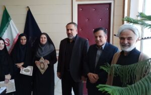 تجلیل از همکاران محجبه اداره کل تعاون کار و رفاه اجتماعی استان قم
