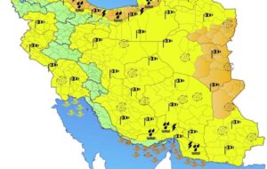هشدار نارنجی؛ بارش شدید باران در شمال کشور