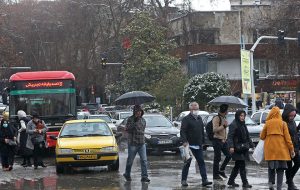 هوای پایتخت بارانی و برفی می‌شود؛ چهارشنبه سرد تهران