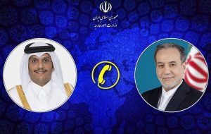 رایزنی عراقچی با وزیر خارجه قطر