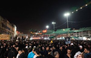 تشییع میلیونی پیکر مطهر رهبر شهید در کربلا